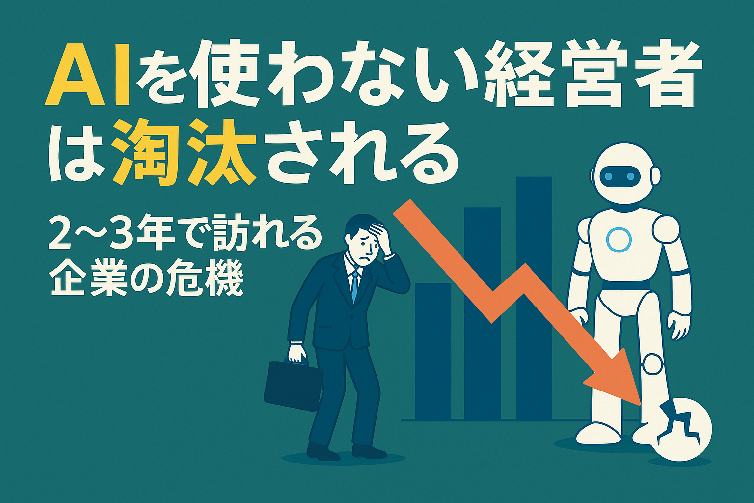 AIを使わない会社・経営者は淘汰される:2〜3年で訪れる企業の危機