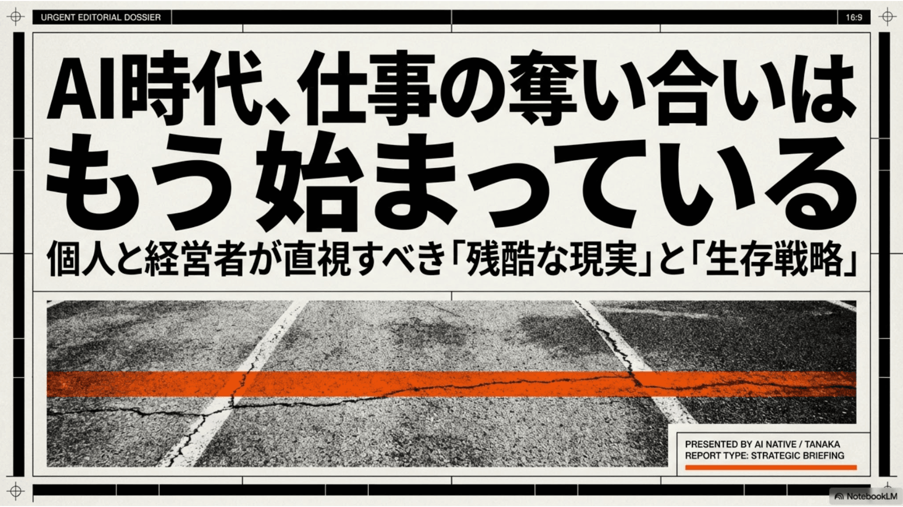 AI時代、仕事の奪い合いはもう始まっている|個人と経営者が今やるべきこと