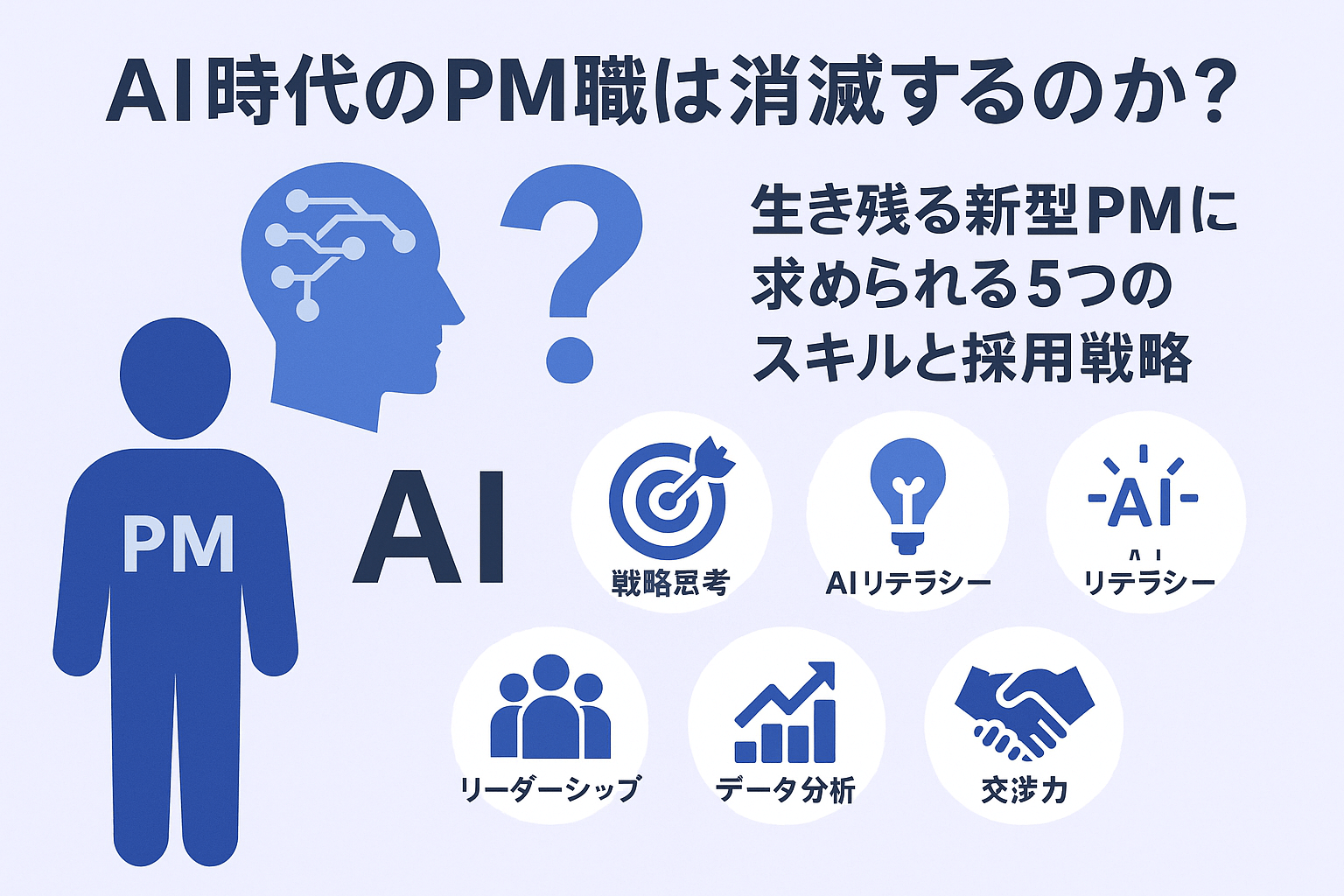 AI時代のPM職は消滅するのか?生き残る新型PMに求められる5つのスキルと採用戦略