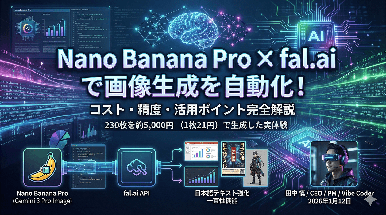 Nano Banana Pro × fal.aiで画像生成を自動化!コスト・精度・活用ポイント完全解説